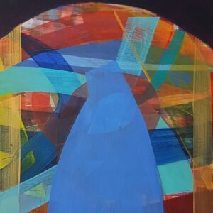 Nuala Clarke, “Obverted Beams of Sunlight II”, Acrylic on board, 30 x 24cm, Unframed, 2017