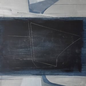 Nuala Clarke, “Internalum VII”, Acrylic on board, 45 x 35cm, Unframed, 2018,