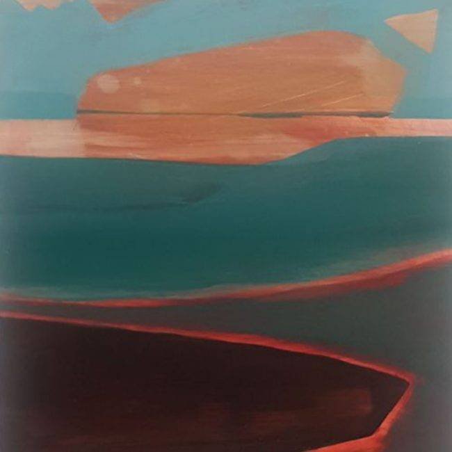 Nuala Clarke, Aurora, Acrylic on board, 35x25cm, 2016