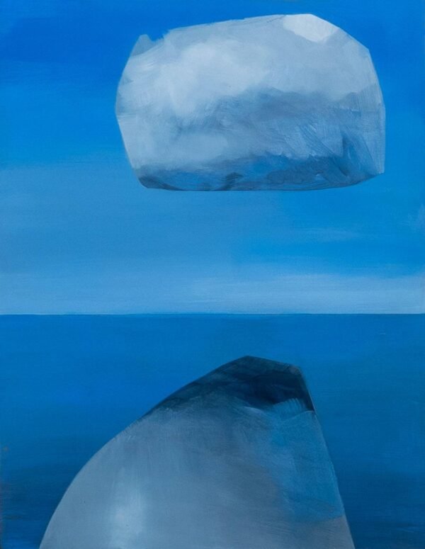 Nuala Clarke, “As Above so Below”, Acrylic on board, 45 x 35cm, Unframed
