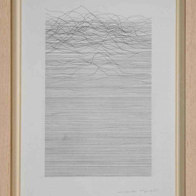 Charles Tyrrell, "D4 - 17", Graphite on card, 40.5 x 29cm, Unframed, 51.25 x 37.5 x 3.5cm, Framed