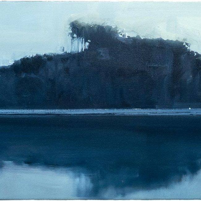Kaye Maahs, "Still Waters", 76 x 46 x 2cm, Unframed