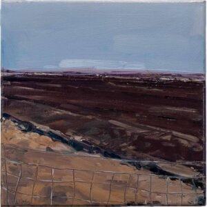 Kaye Maahs, "Boglands", Oil on canvas, 30 x 30 x 4cm, Unframed