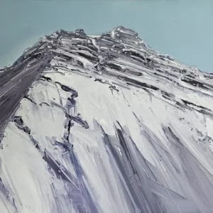 Kaye Maahs Monument Moutain Ridge, South Iceland Oil on Canvas 80 x 100 x 4 cm