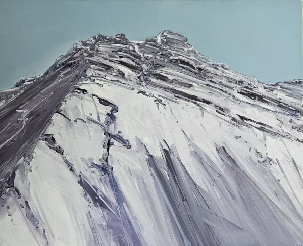 Kaye Maahs Monument Moutain Ridge, South Iceland Oil on Canvas 80 x 100 x 4 cm